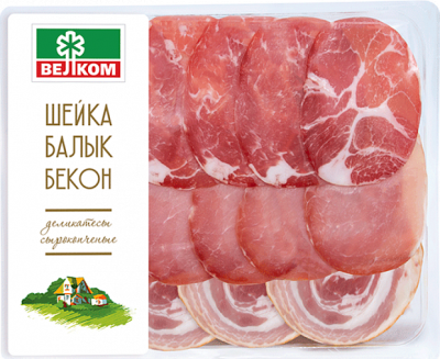 Набор с.к Шейка Балык Бекон 90г нар, Велком