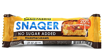 30893 Батончик глазированный SNAQ FABRIQ Арахис и карамель 50 г