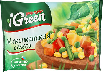 Смесь овощная МОРОЗКО GREEN Мексиканская, 400 г