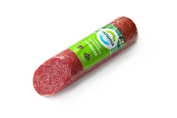 6386 Колбаса сырокопченая ОКРАИНА Салями Немецкая полусухая, порц. кг