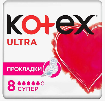 31494 Прокладки KOTEX Ultral, 8 шт