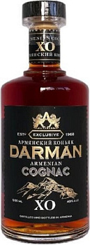 Армянский коньяк Дарман ХО 0,5л 40%