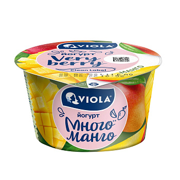 Йогурт VIOLA Very Berry с манго 2,6%, без змж, 180 г