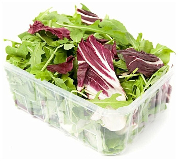 58714 Овощи салатные свежие Руккола, радиччо,  75гр, шт БД