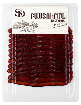 Бастурма из говядины сыровяленая СЫТНЫЙ ДОМ, 70г