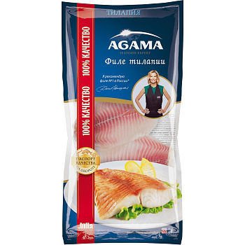 Тилапия филе см 8 400г Agama