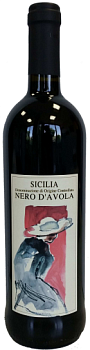 Вино Вольпи Неро д'Авола Сицилия ЗНМП сухое красное 0,75л 13%