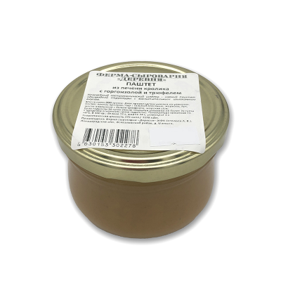 44 421 Паштет ФЕРМА ДЕРЕВНЯ из печени кролика с горгонзолой и трюфелем, 200 г