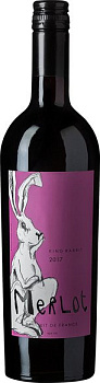 Вино KING RABBIT Merlot, Pays D'Oc IGP красное полусухое 13.5%, 0,75 л