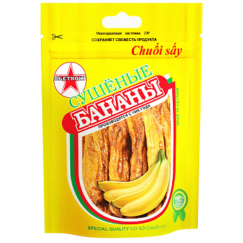 38334 Бананы сушеные ВЬЕТКОНГ 100 г