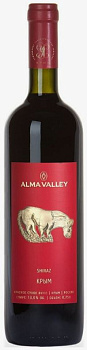 42930 Вино ALMA VALLEY Шираз ЗГУ Крым красное сухое 0.75 л