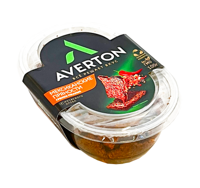 40013 Гренки AVERTON ржаные Мексиканские пряности, 100 г