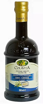 Масло оливковое COLAVITA 100% Greek нерафинированное высшее качество, 500 мл