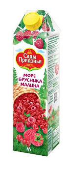33742 Морс Сады Придонья 1л Бруснично-малиновый