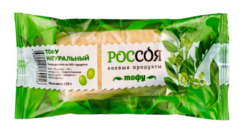 25511 Продукт белковый РОССОЯ Тофу натуральный, 120 г