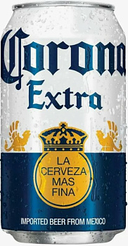 44205 Напиток пивной CORONA Extra светлый пастеризованный 4,5% 0.33 л жб