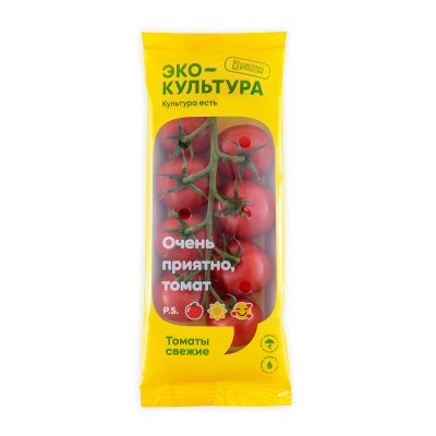 39348 Томат Коктейльный сливовидный на ветке, Эко-Культура, 250 гр