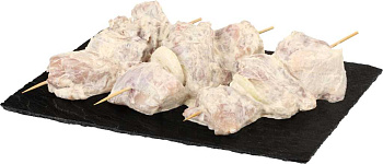 15884 28854 Шашлык из свиной шеи Сливочный кг разруб