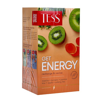 Чай зеленый TESS Get Energy оолонг байховый, 20 пак