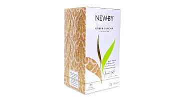 42188 Чай зеленый NEWBY Green Sencha  байховый 25 пак