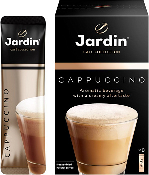 Напиток кофейный растворимый JARDIN Cafe Collection 3в1 Капучино, 18 г