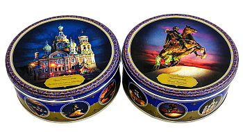 43295 Печенье сдобное НОЧНОЙ САНКТ-ПЕТЕРБУРГ жб, 150 г