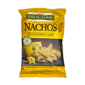 Чипсы кукурузные DELICADOS Nachos со вкусом сыра, 150 г