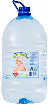 Вода питьевая детская НАТУРЕЛЬКА от 3х лет, негаз, 6 л