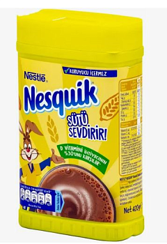 Какао-напиток Nestle NESQUIK молочный коктейль банка, 420 г