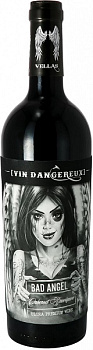 Вино BAD ANGEL Cabernet Sauvignon IGP Pays d'Oc красное полусухое 15%, 0,75 л