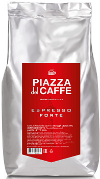 Кофе зерновой PIAZZA DEL CAFFE Эспрессо Форте жареный, 1 кг