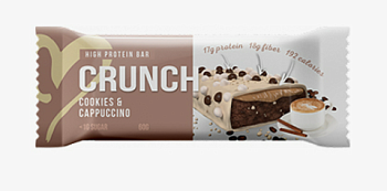 32042 Батончик протеиновый BOOTYBAR Crunch Печенье с капучино, 60 г