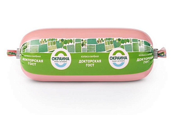 10233 Колбаса вареная ОКРАИНА Докторская, 400 г
