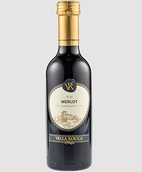 19230 Вино VILLA ROCCA Мерло сухое красное 0,25 л