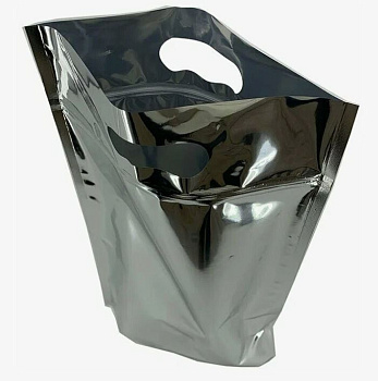 45448 Термопакет пищевой с прорубной ручкой и застежкой