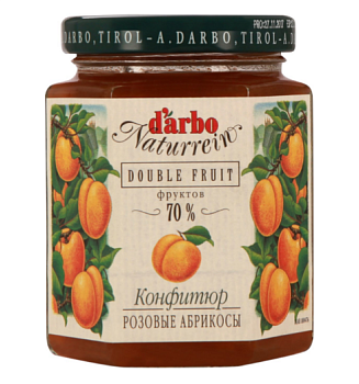 2588 Конфитюр D'ARBO Naturrein Розовые абрикосы, 200 г