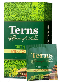 Чай зеленый TERNS Milky Oolong топленое молоко, 25 пак