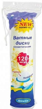 38863 Ватные диски Антелла 120шт 