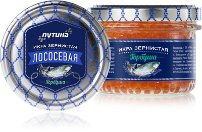 36404 Икра лососевая горбуша 240г Путина