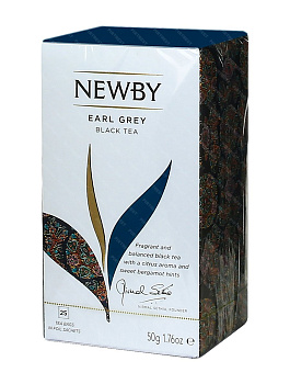 42193 Чай черный NEWBY Earl Grey   байховый 25 пак