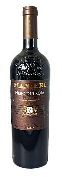Вино MANIERI Nero Di Troia Puglia IGT выдержанное красное сухое 14%, 0,75 л