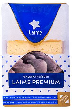 Сыр полутвердый LAIME Сметанковый 50%, нарезка, без змж, 125 г