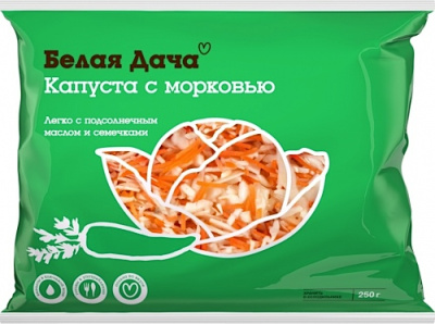 32121 Смесь из овощей Белая дача Капуста и морковь