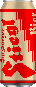 Пиво светлое Стигль Голдбрау пастеризованное фильтрованное 0,5л 5% ж/б