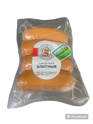 42508 Сардельки  вареные МДИ элитные в натуральной оболчке кг