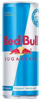 Напиток энергетический Red Bull без сахара, 0,250 мл 