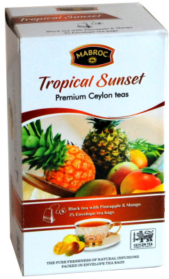 41838 Чай черный MABROC Манго, Тропический закат, 25 пак
