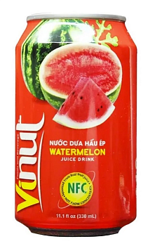 31589 Напиток сокосодержащий VINUT Арбуз жб, 330 мл