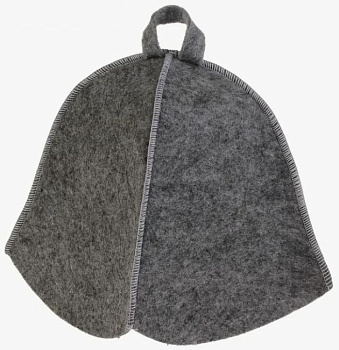 32632 Шапка для бани серая