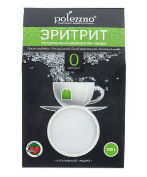 10946 Заменитель сахара POLEZZNO Эритрит, 300 г